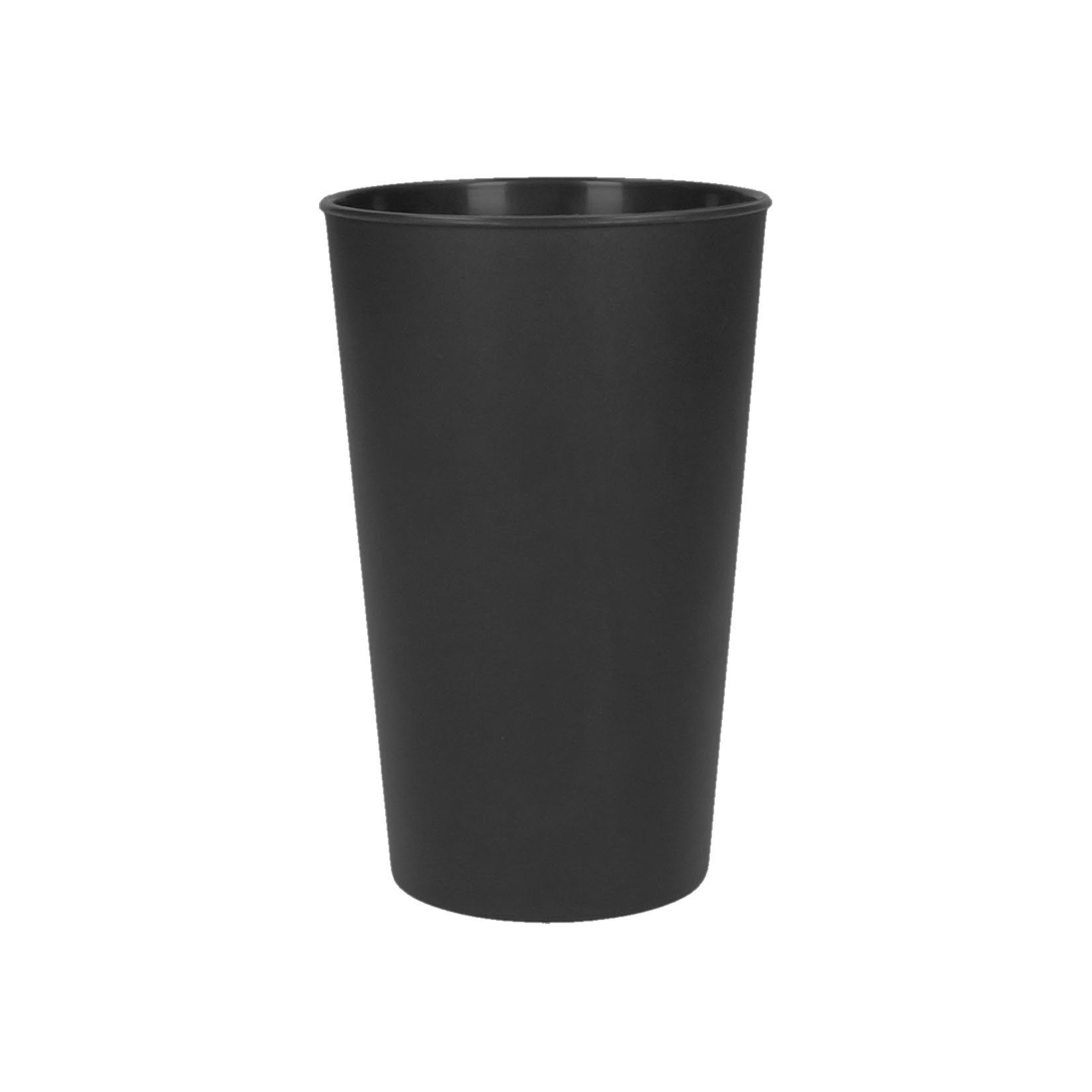 mehrweg.pro Mehrwegbecher Bio-Trinkbecher "Colour" 0,4 l, Kunststoff, (Sparset, 30-tlg., 30) schiefer