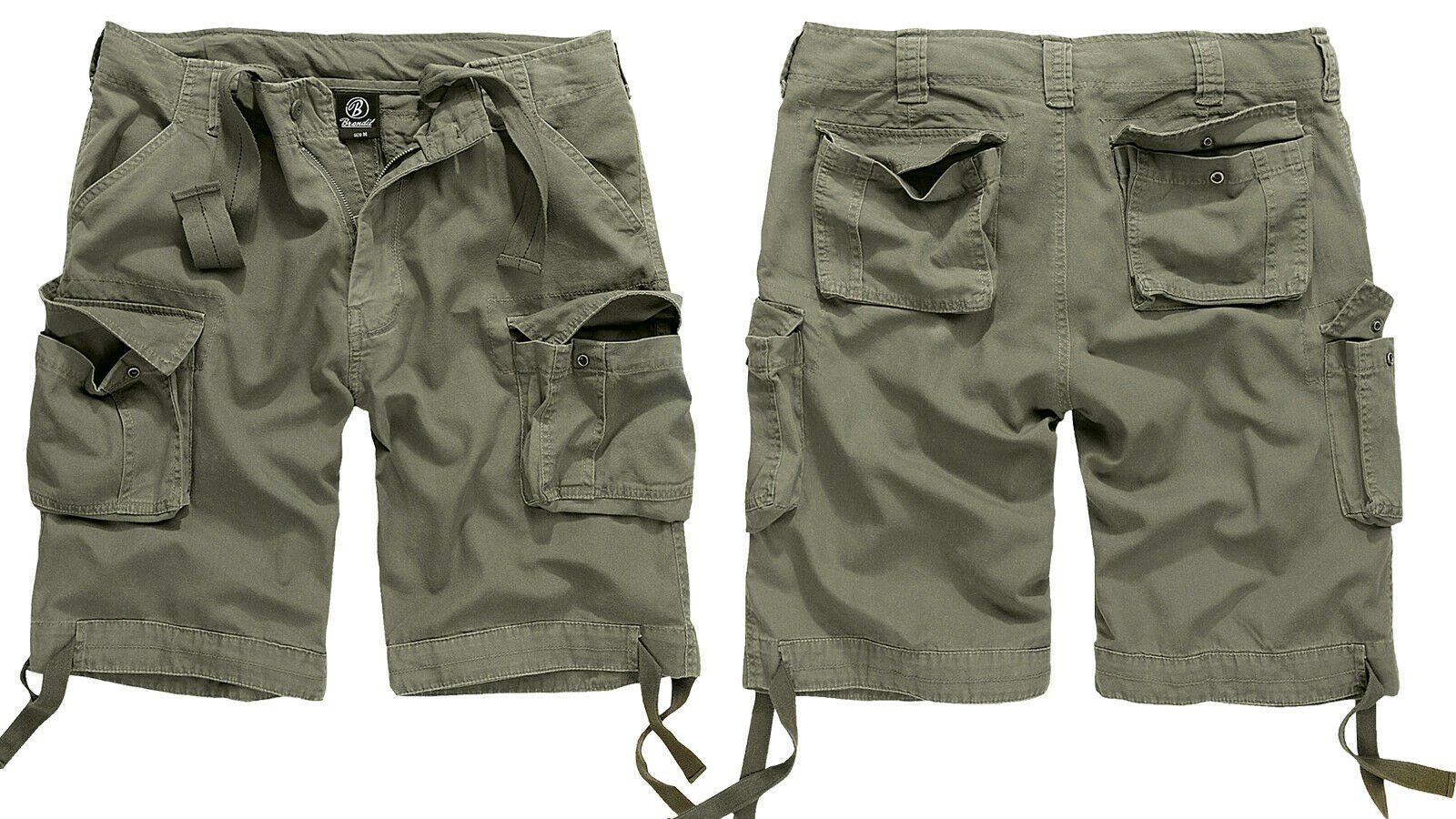 Brandit Cargohose Bermuda Cargoshorts Kurze Hose Short Army BW Sommer Knielang Shorts