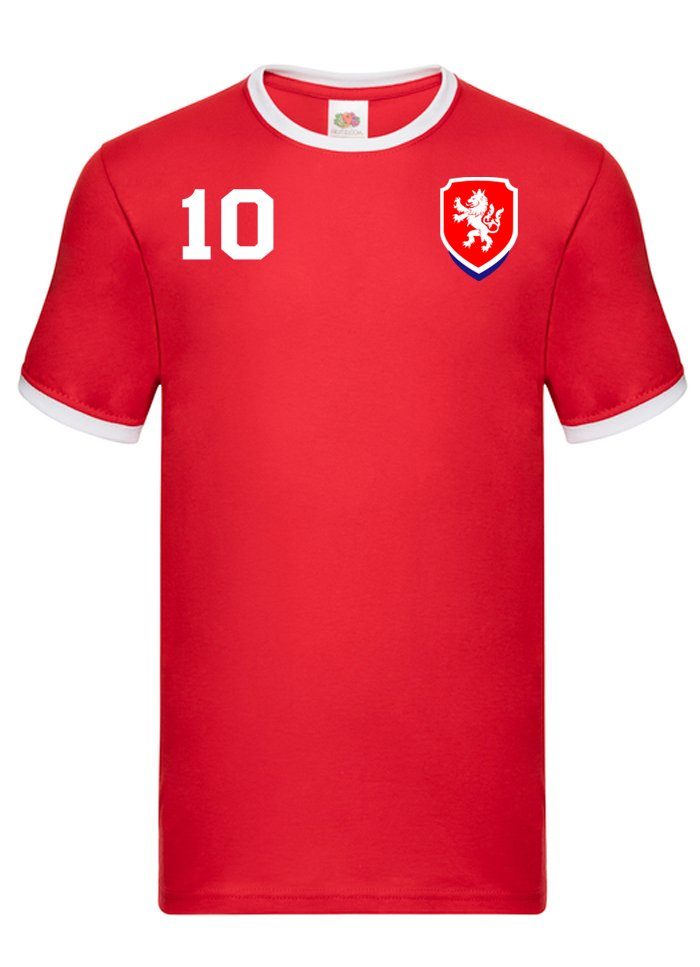 Retro Brownie EM Blondie Herren Tschechien Meister T-Shirt & Czech WM Trikot Sport Fußball