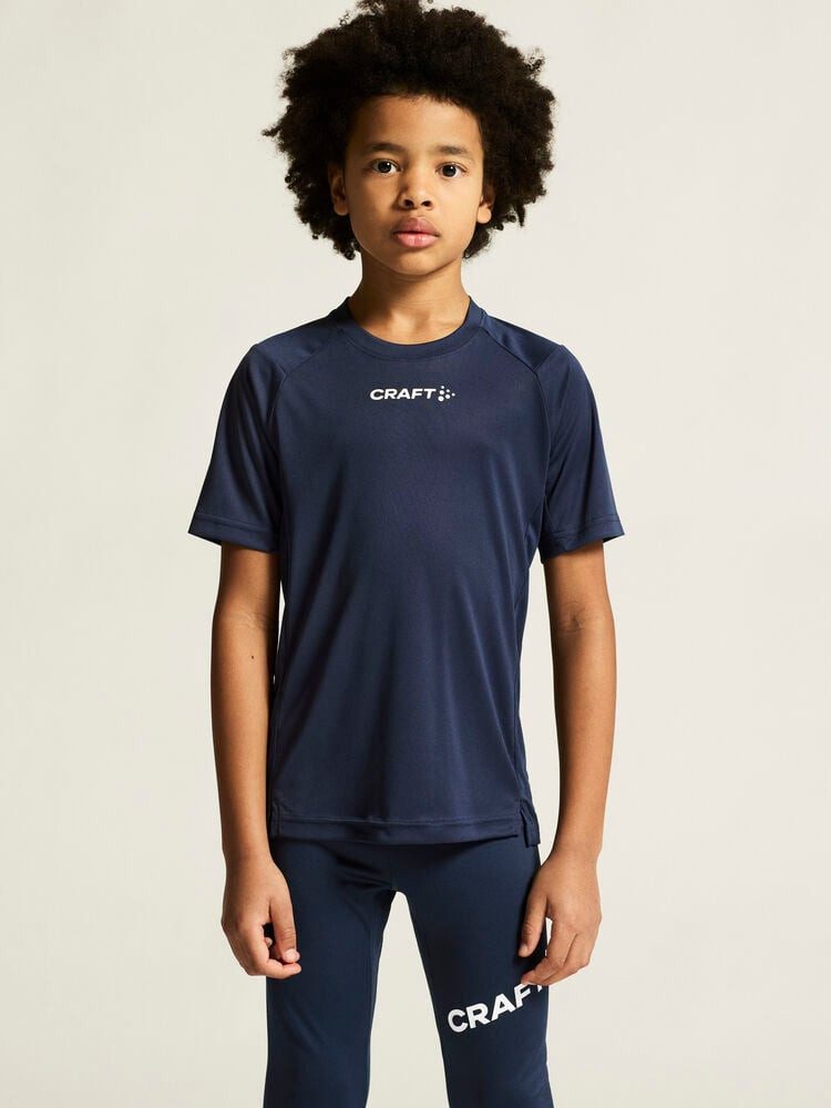 Craft T-Shirt Rush 2.0 Tee (leicht, funktionell) navyblau Kinder