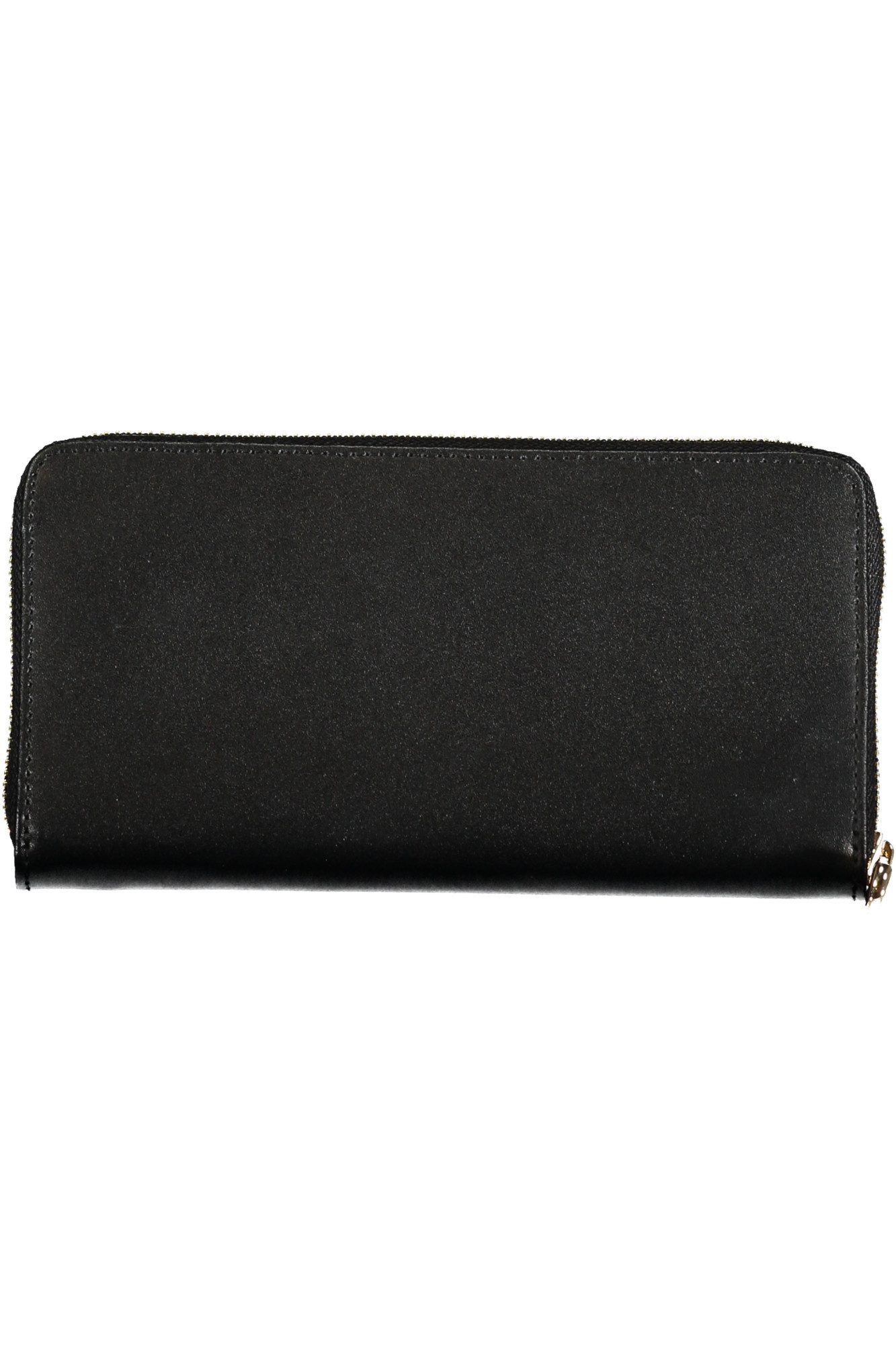 Patrizia Pepe Geldbörse, Schwarze Damenbrieftasche mit 6 Fächern und Reißverschluss