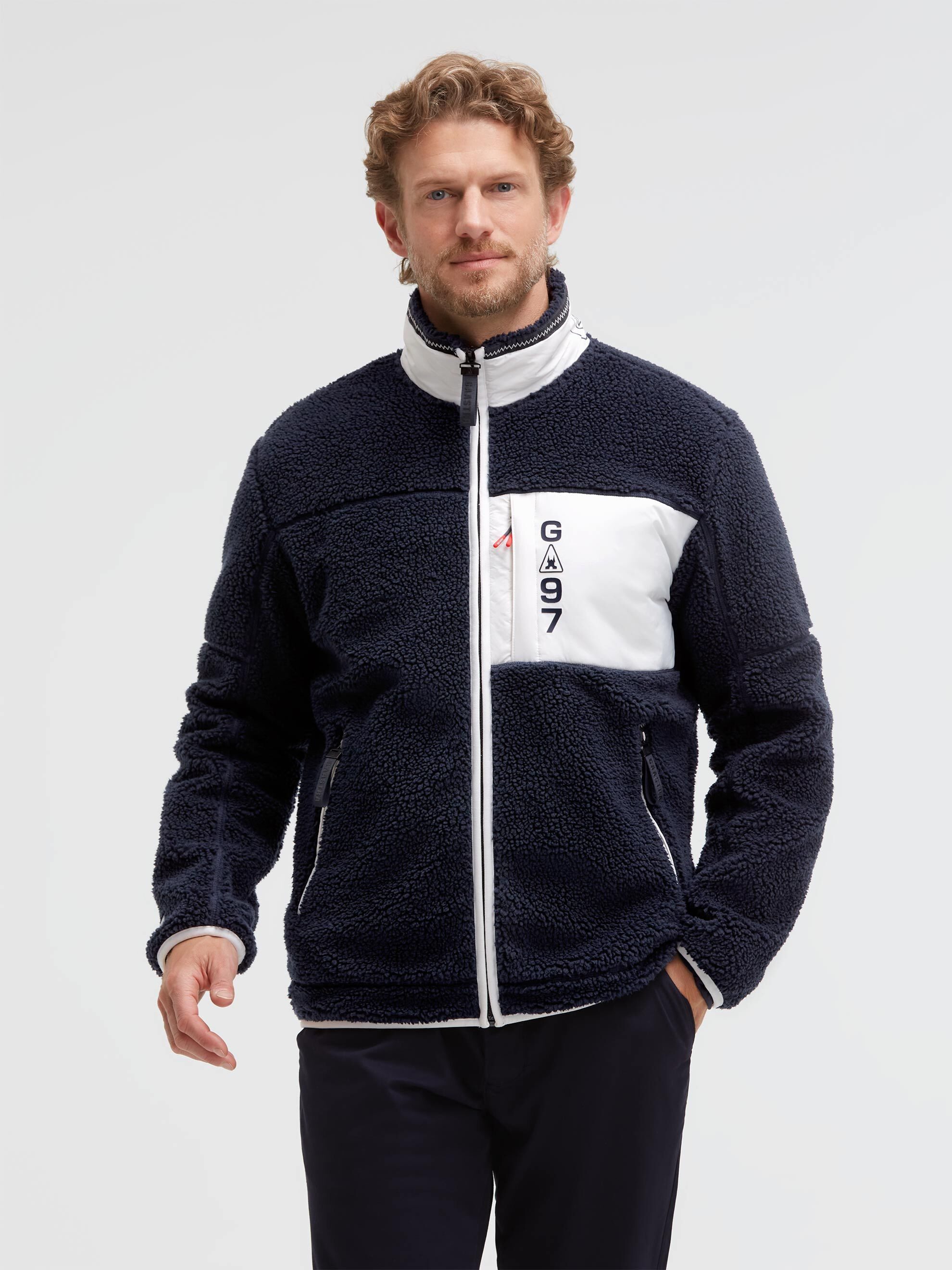 Gaastra Fleecejacke mit Reißverschluss an den Einschubtaschen