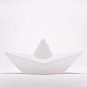 Licht-Trend Gartenleuchte Schwimmfähige Akku-LED-Dekolampe The Boat Weiß