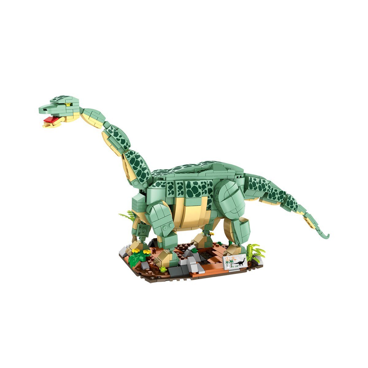 Woma WOMA Brontosaurus Dinosaurier Klemmbausteine Spielbausteine