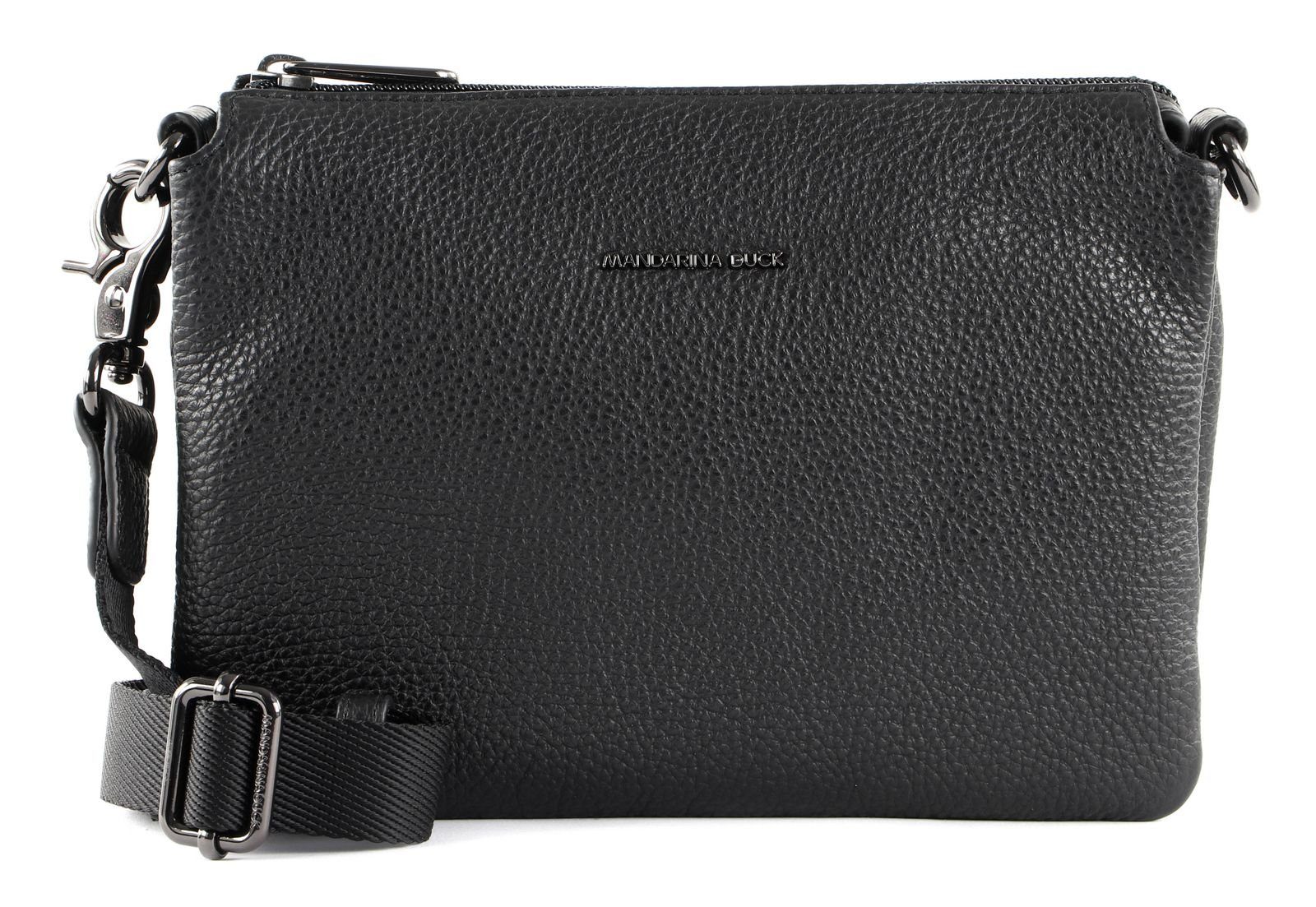 Mandarina Duck Umhängetasche Crossbody Bag, aus echtem Rindsleder