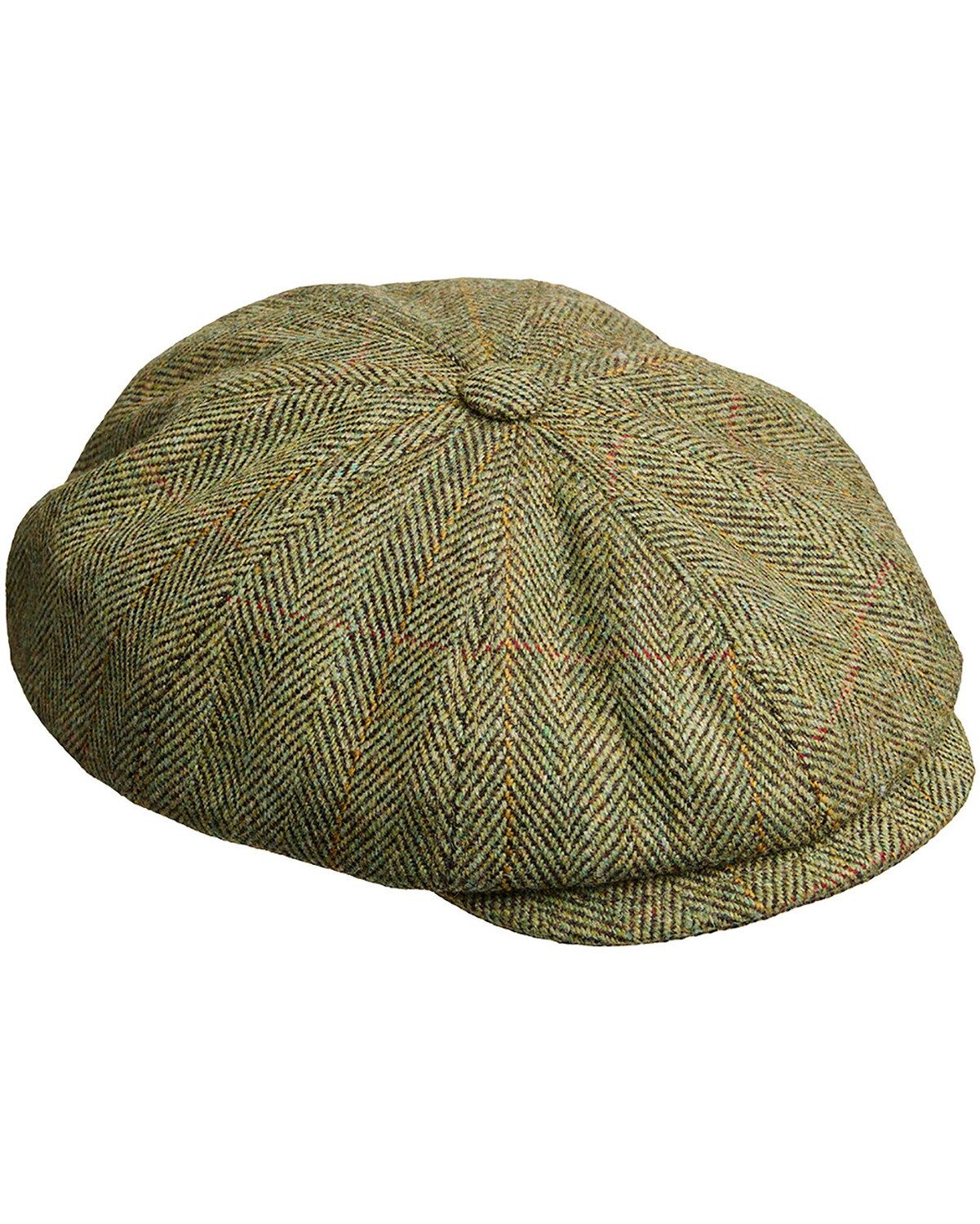Laksen Flat Cap Laksen Baker Boy Mütze Fischgrat