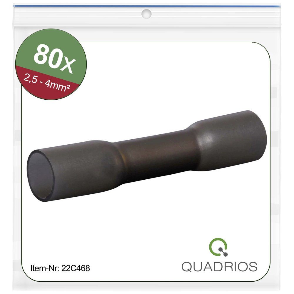 Quadrios Stoßverbinder Quadrios 22C468 Stoßverbinder Schrumpfschlauch 4 22C468 mit 2.5 mm² mm² Volli