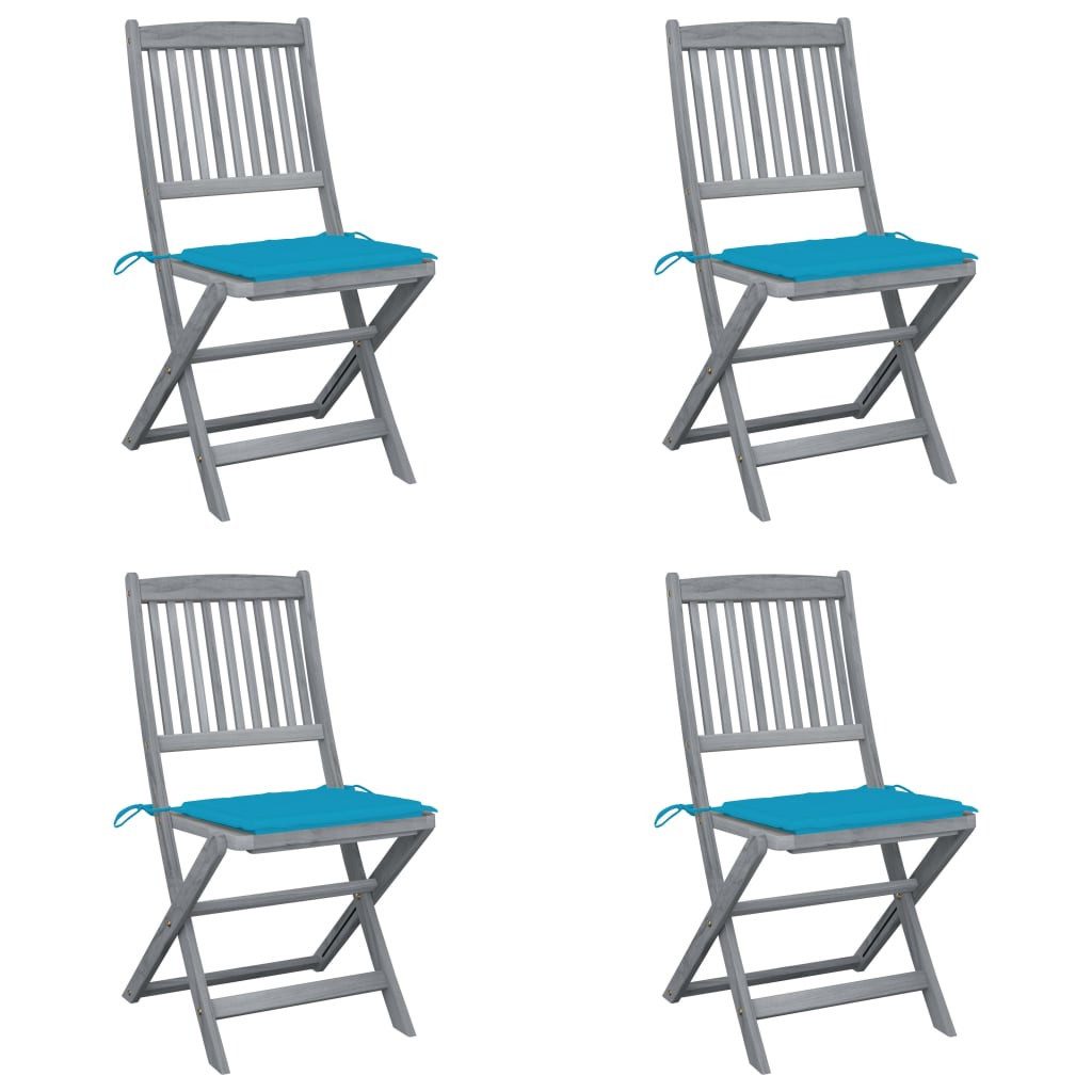 vidaXL Gartenstuhl Klappbare Gartenstühle 4 Stk. günstig online kaufen