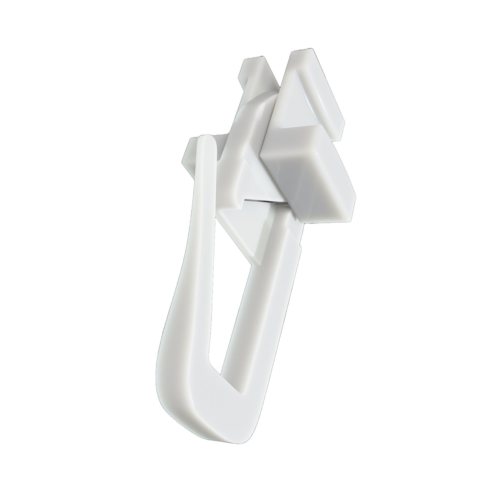dekondo Gardinengleiter Duo X-Gleiter / Universalgleiter / Faltengleiter, mit drehbarem Kopf für 4 mm "oder" 6 mm breite Laufnut/Profilschlitz Ihrer Gardinensch – Bild 2 von 5