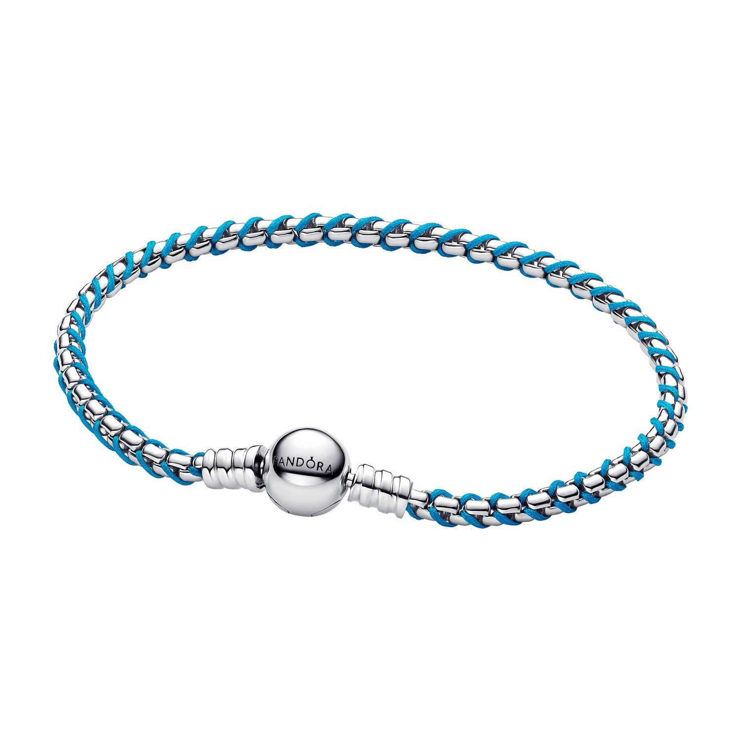 Pandora Silberarmband Damen-SilberVeneziakette Türkis günstig online kaufen