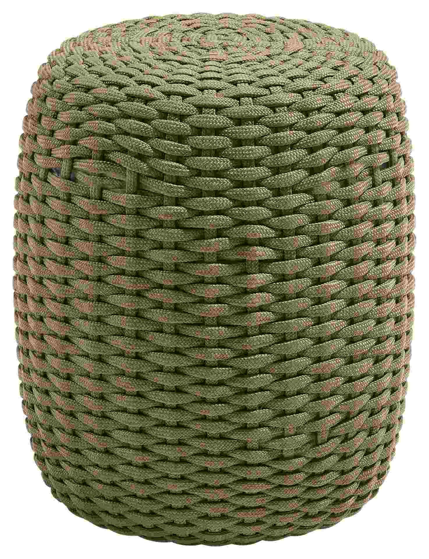 jankurtz Табуретки Moon aus Kunststoff, Ø 40 cm, Olive