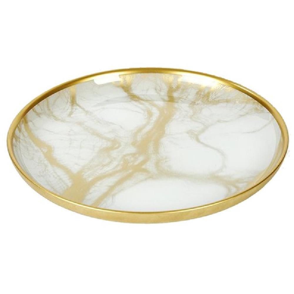 Lambert Geschirr Teller Achat Elfenbein Gold (21cm)