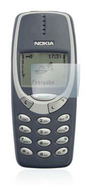 upscreen Schutzfolie für Nokia 3310 2011, Displayschutzfolie, Folie klar Anti-Scratch Anti-Fingerprint
