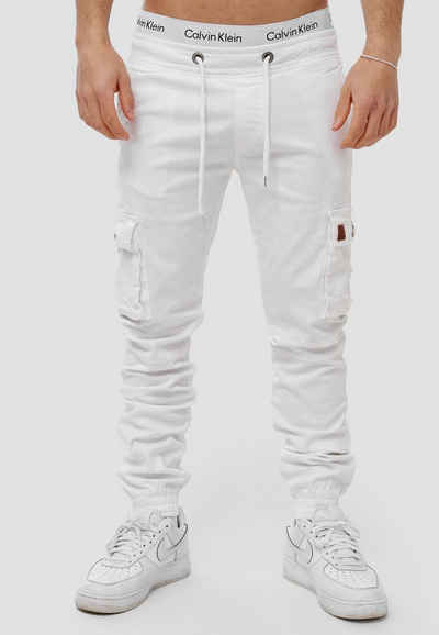 OneRedox Straight-Jeans H-3413 (Chino Cargohose Streetwear, 1-tlg) Freizeit Business Casual