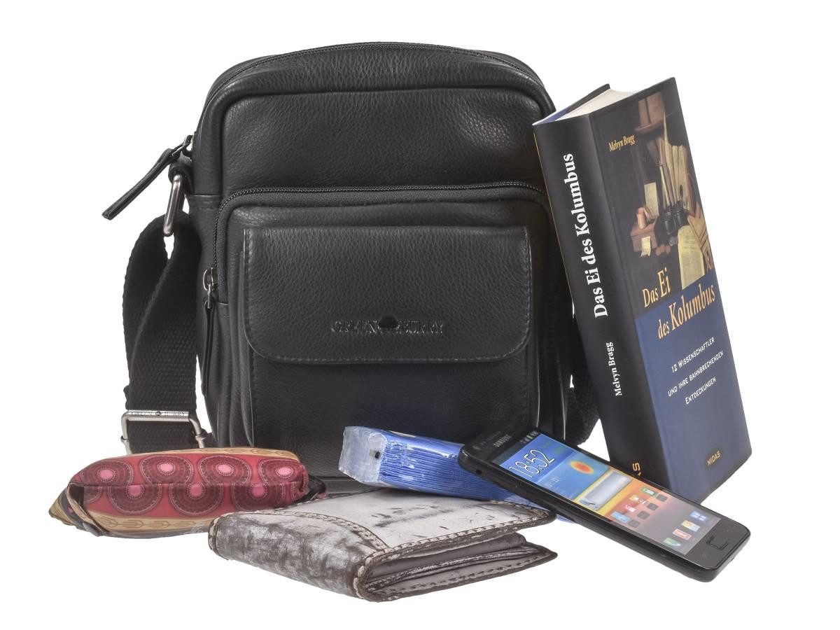 Greenburry Umhängetasche Basic, Schultertasche 18x20cm, kleine günstig online kaufen