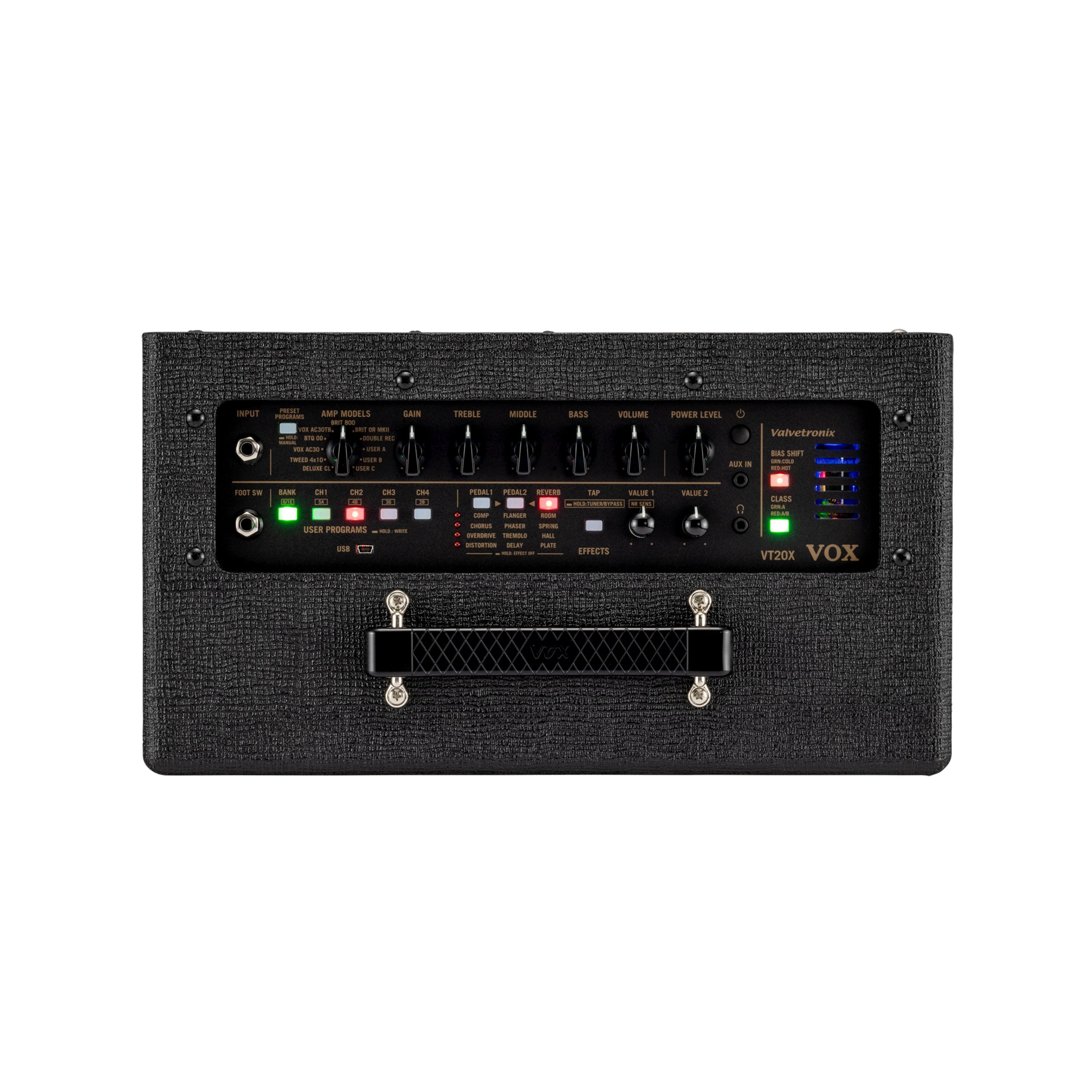 Vox Verstärker (Valvetronix 20 Classic Blue - Hybrid Combo Verstärker für E-Gitarre)