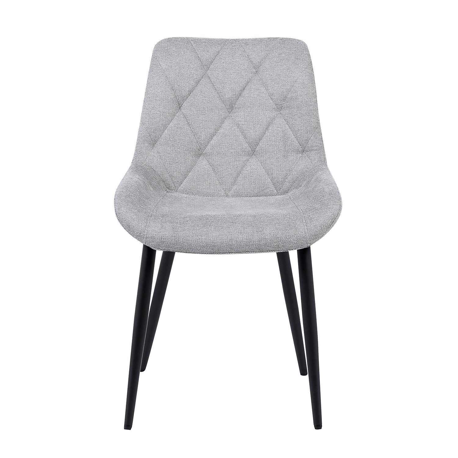B&D home 4-Fußstuhl TANIA (Set, 2 St), gepolstert, Stuhlbeine aus Metall oder Massivholz wählbar
