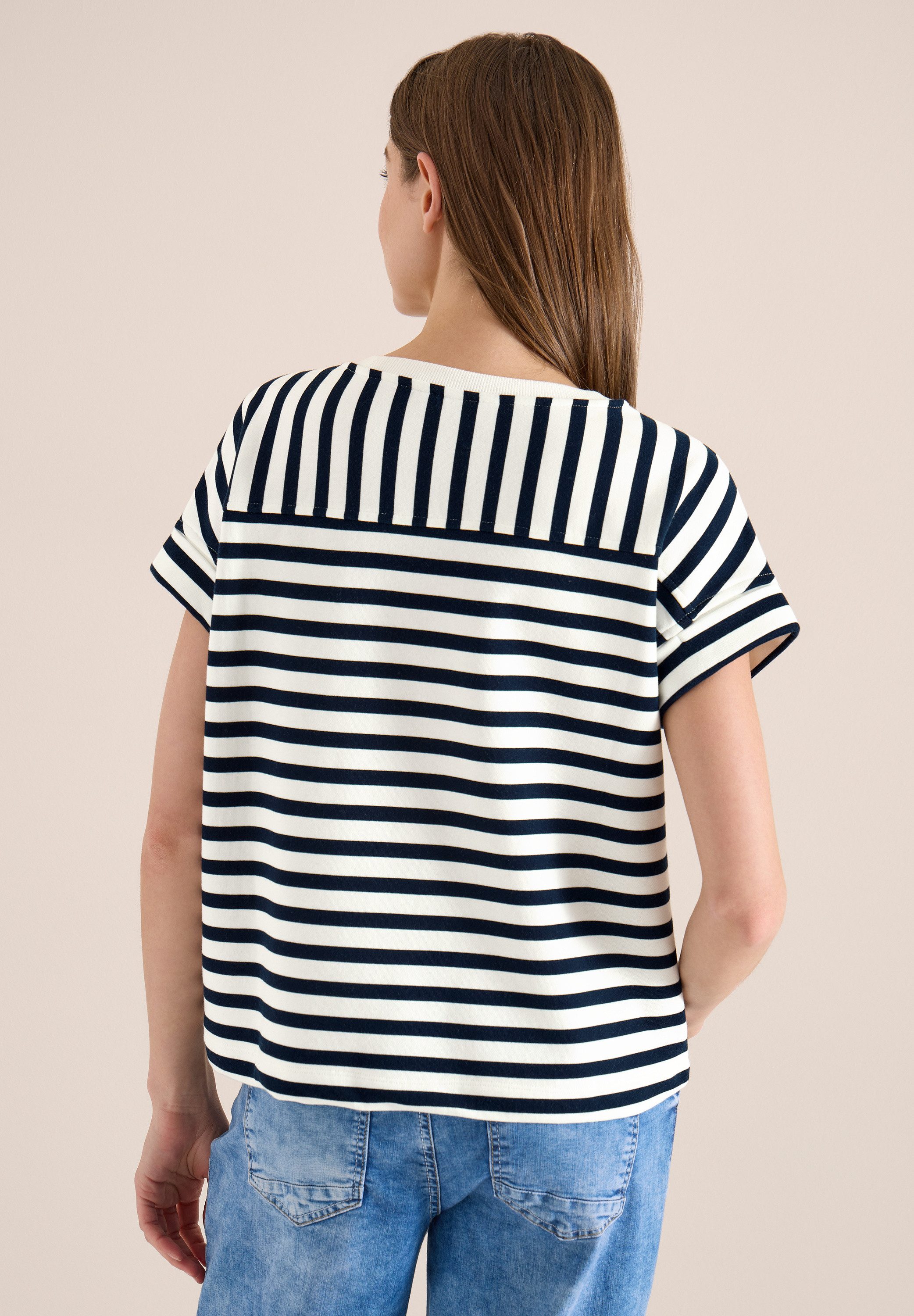 CECIL Sweatshirt im Streifen-Design