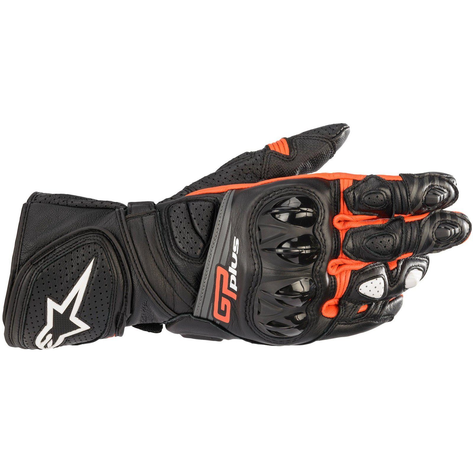 Alpinestars Motorradhandschuhe Alpinestars GP Plus R V2 Sporthandschuh schwarz / rot-fluo M atmungsaktiv