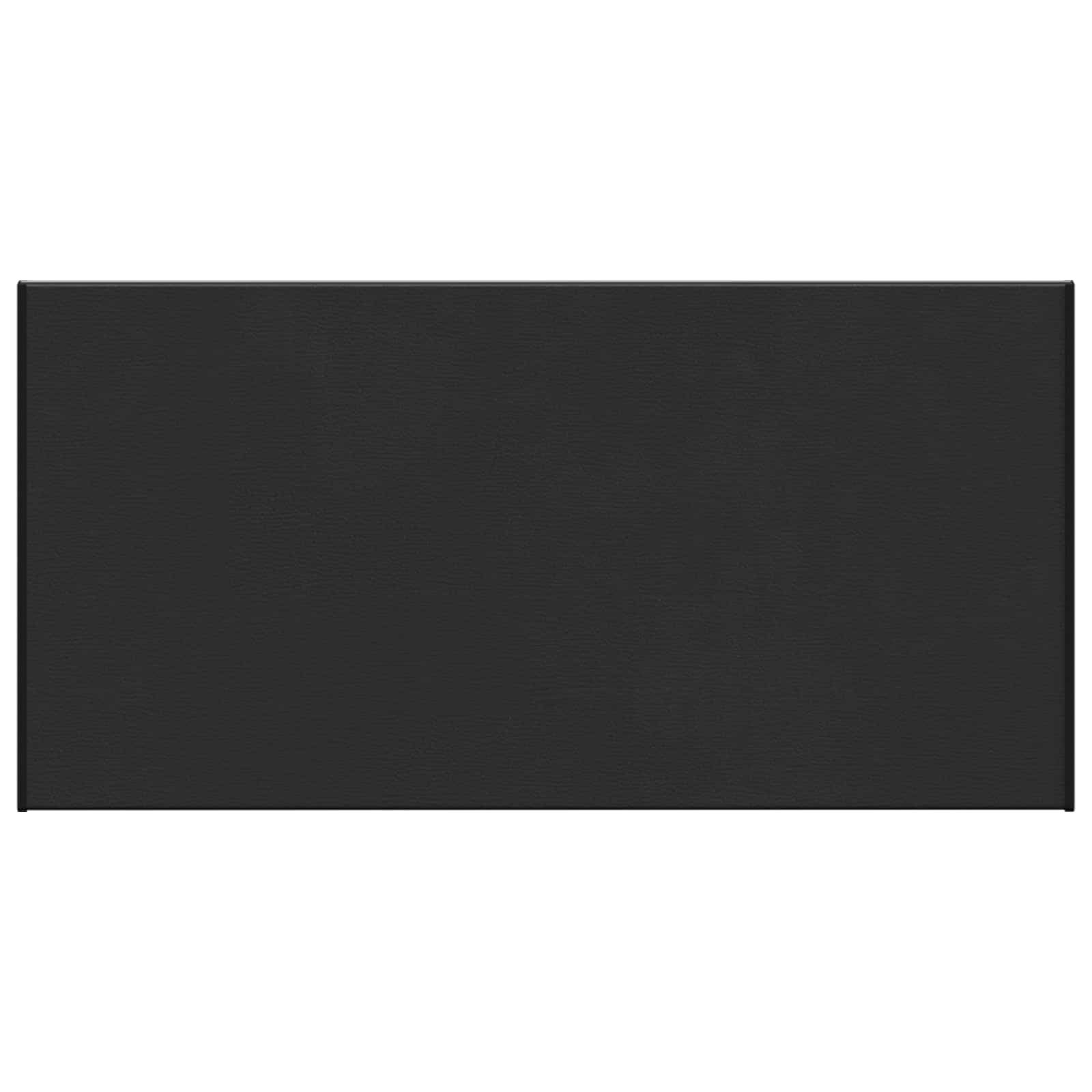 vidaXL Fensterbank Fensterbank Schwarz mit Holzmaserung 80 x 45 x 4,5 cm PVC