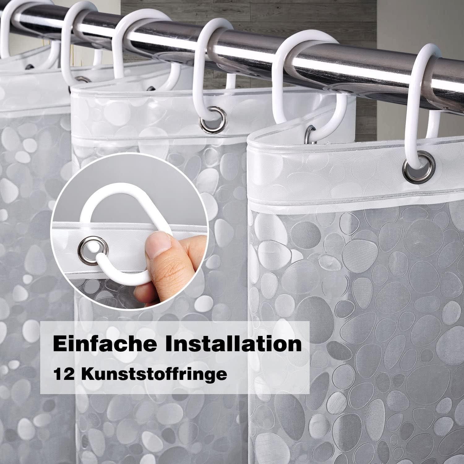 EurCross Duschvorhang Duschvorhang 180x220 cm Magnet günstig online kaufen