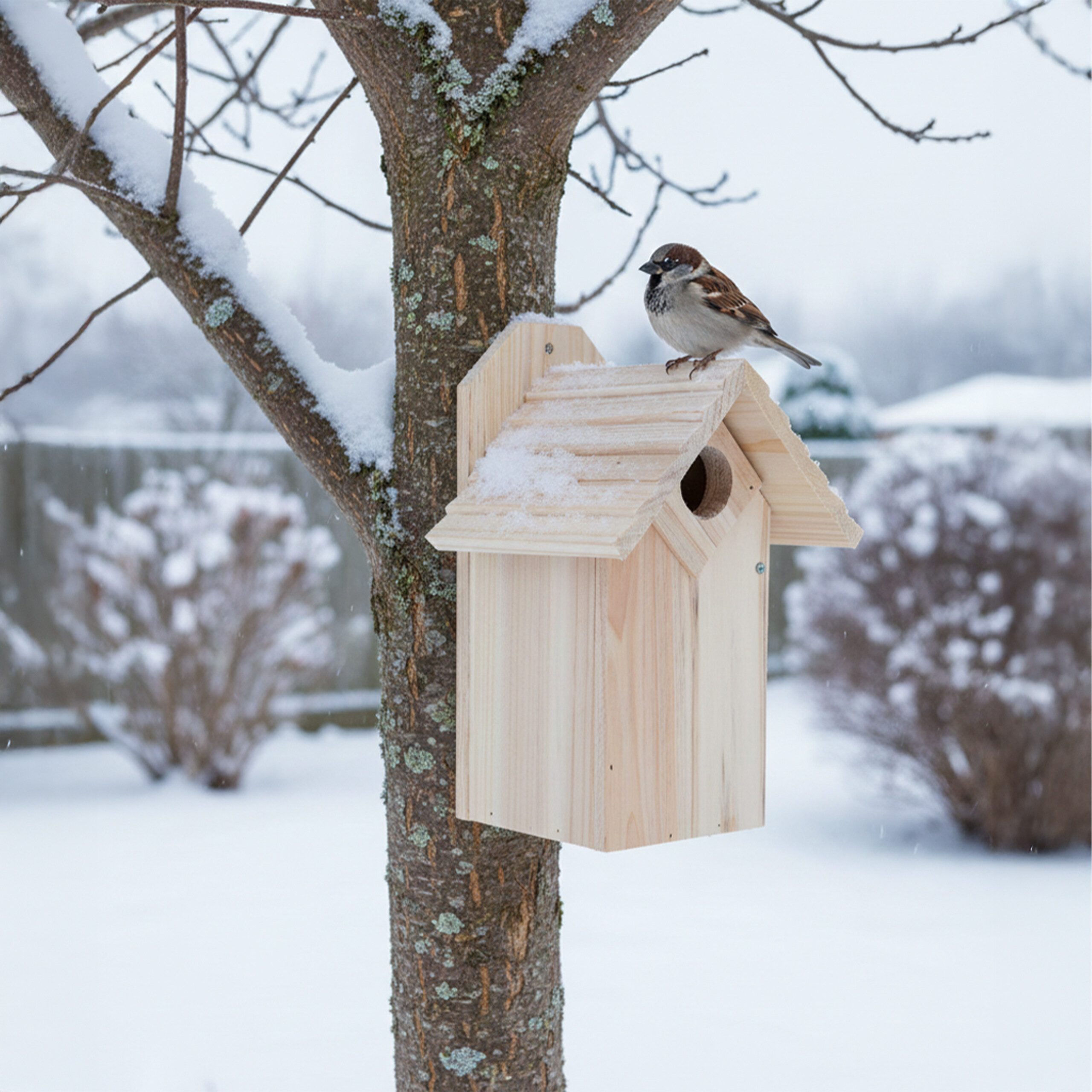 relaxdays Nistkasten aus Holz
