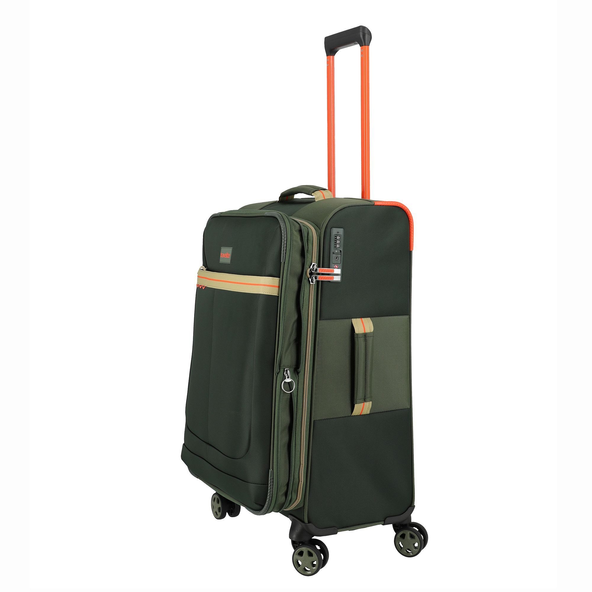 travelite Trolleyset Color Craze, 4 Rollen, (3-teilig, 3 tlg), Polyester