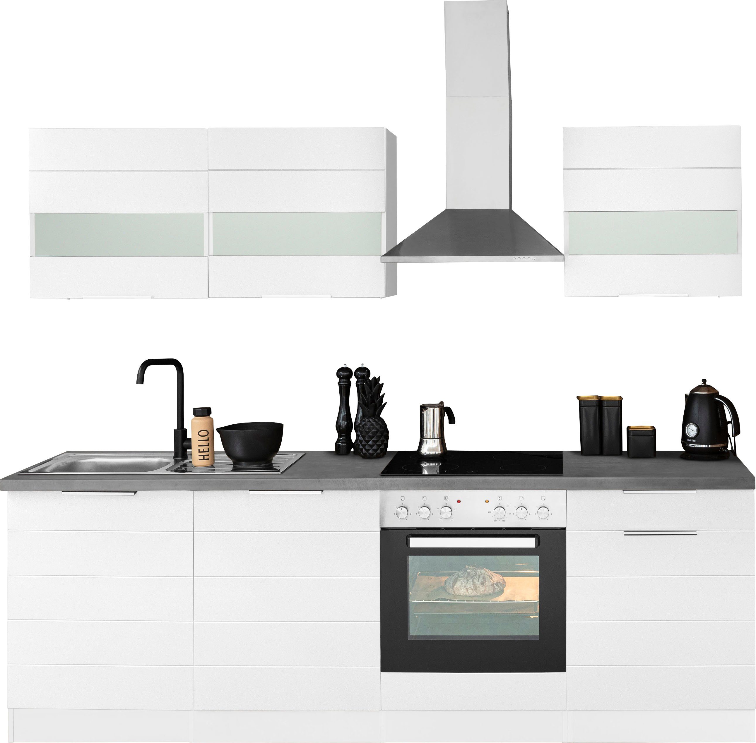 KOCHSTATION Küchenzeile KS-Luhe, 240 cm breit, günstig online kaufen