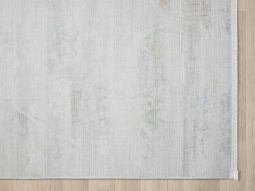 Teppich Teppich "FRESH 1" rechteckig hellgrau diverse Größen, LebensWohnArt, Höhe: 0.8 mm