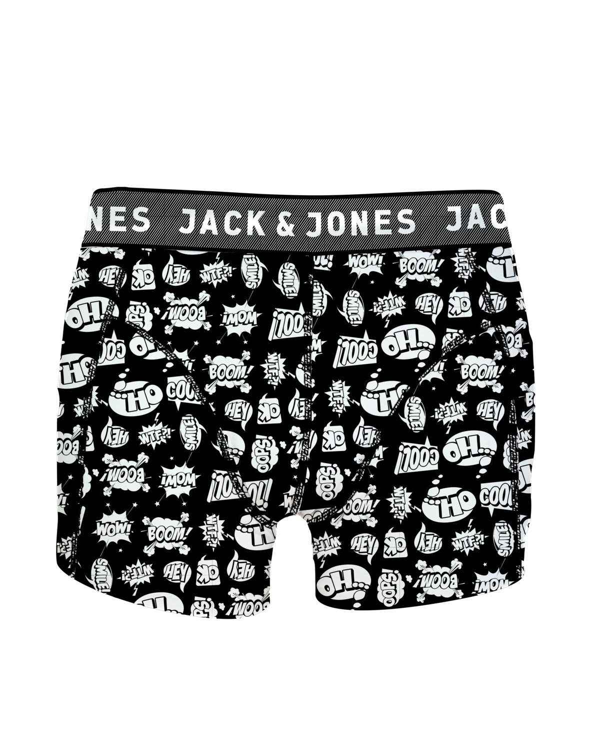 Jacvel Boxershorts Passform Pack) Jones 5er Jack Mix durch gute 4 & Detail (5-St., elastische Baumwollqualität