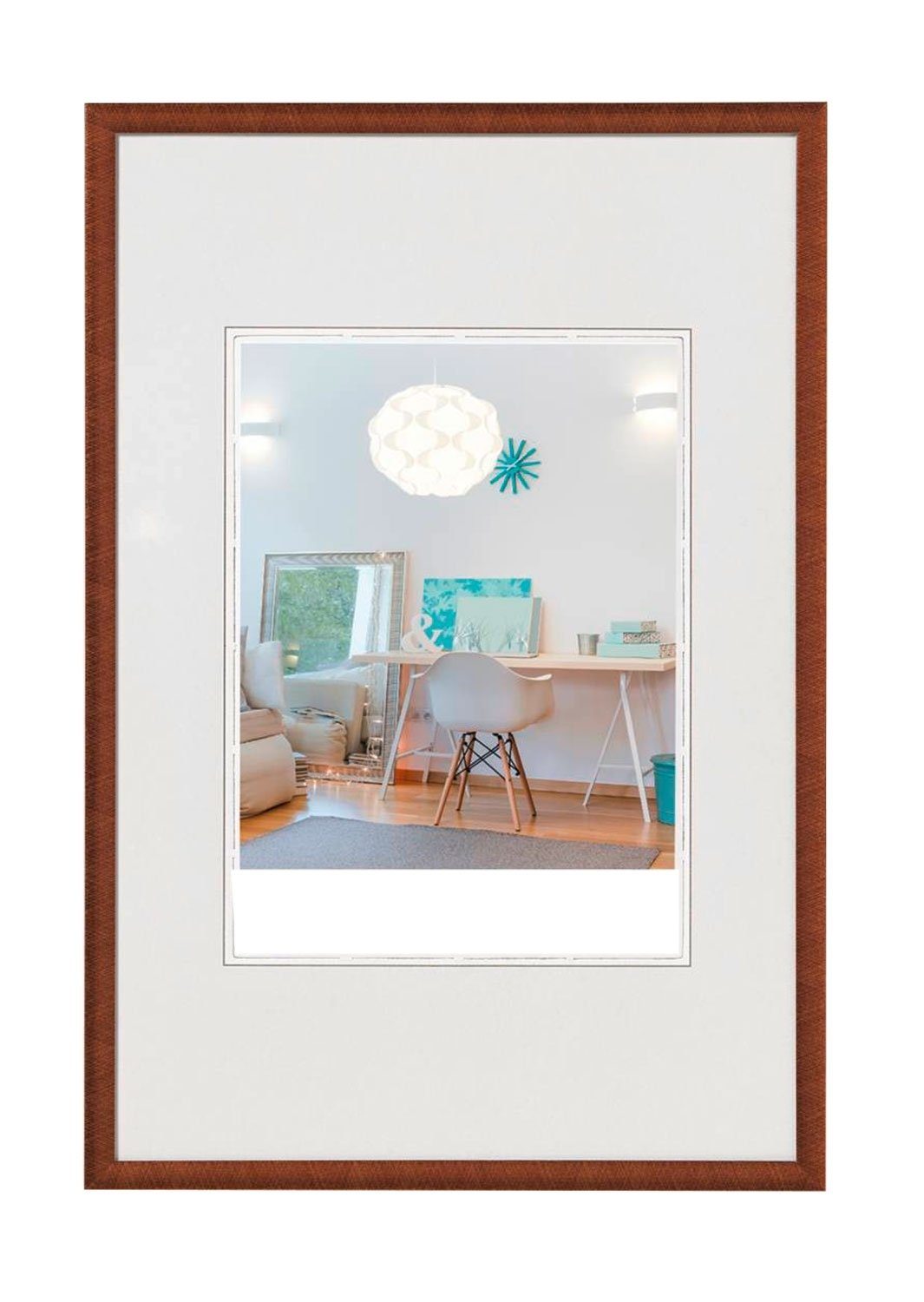 Walther Design Bilderrahmen NEW LIFESTYLE, Bronze, 13 x 18 cm, 21 x 29,7 cm, (1 St)