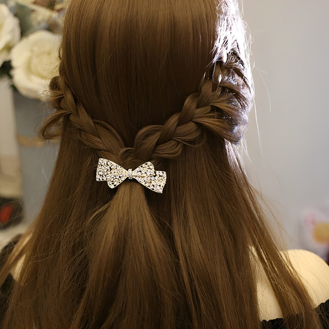 The Beauty House Haarspange Haarklammer Haarkamm Haarschmuck mit Zirkonia