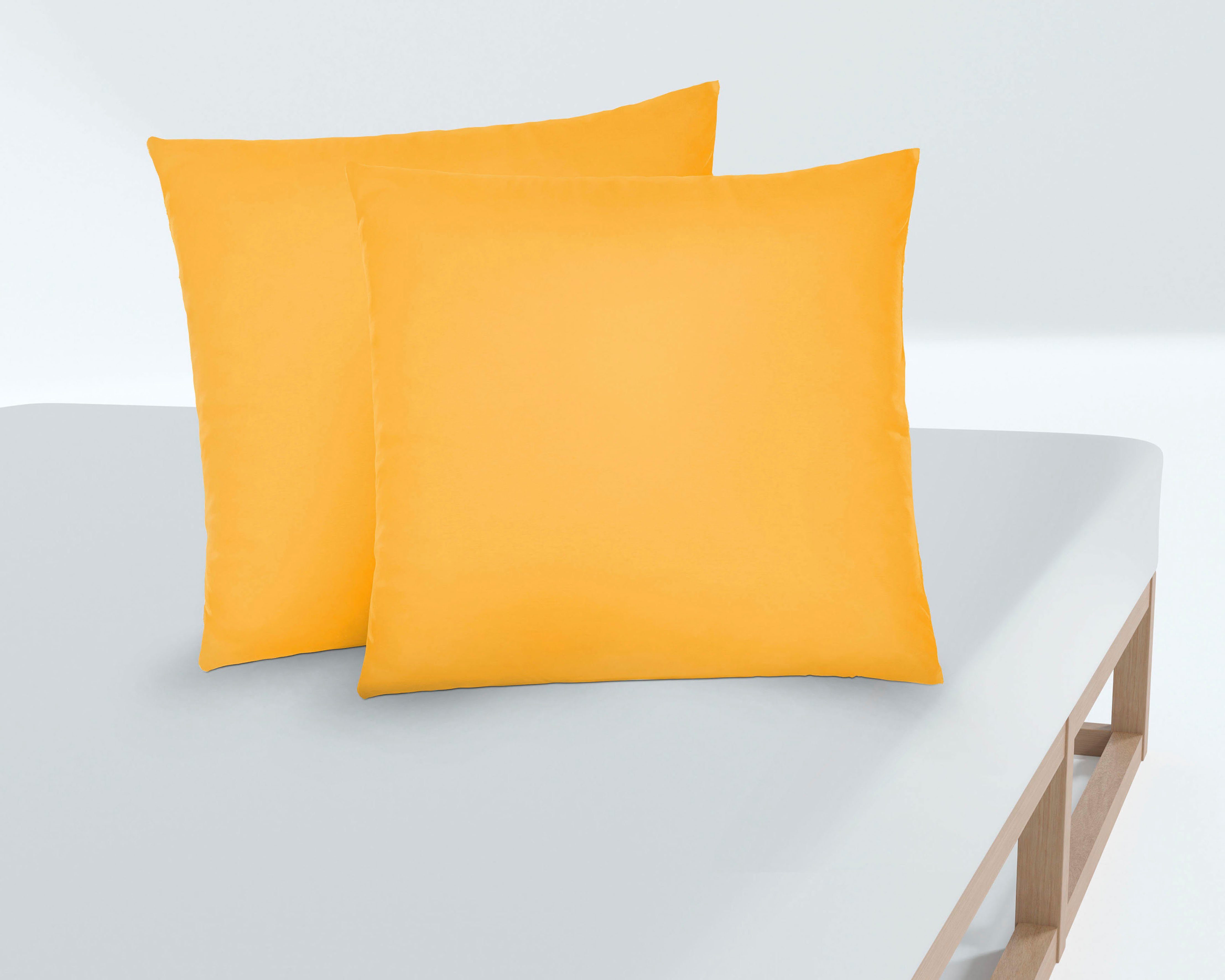 Biberna Kissenbezug Michi Feinjersey mit Reißverschluss, (2 Stück), verschi günstig online kaufen