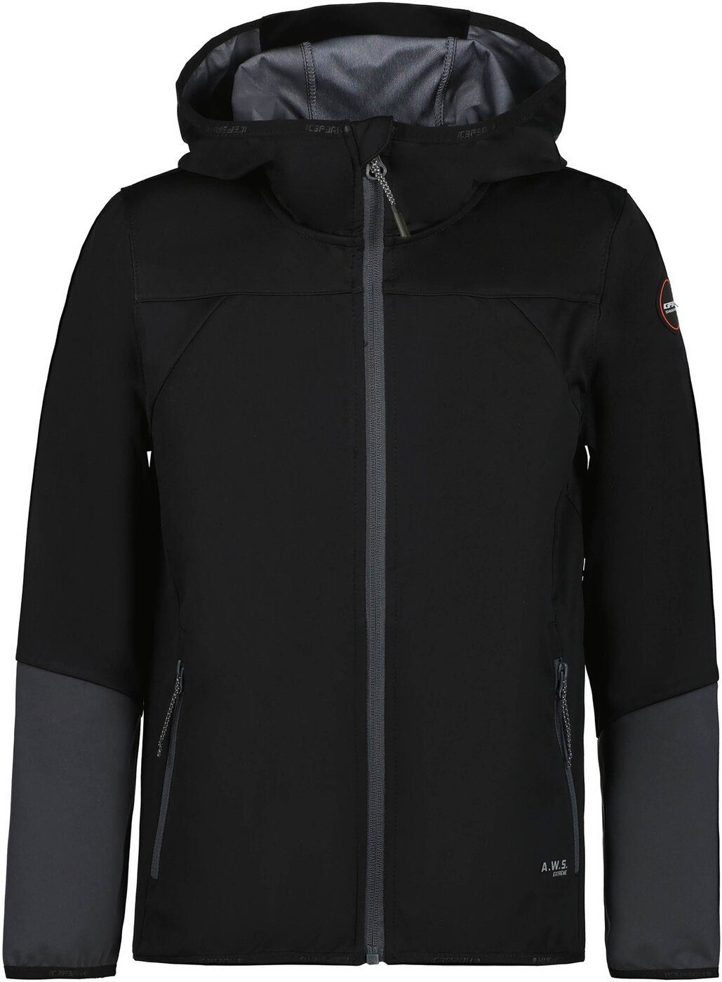 KEO SCHWARZ JR Funktionsjacke Icepeak ICEPEAK