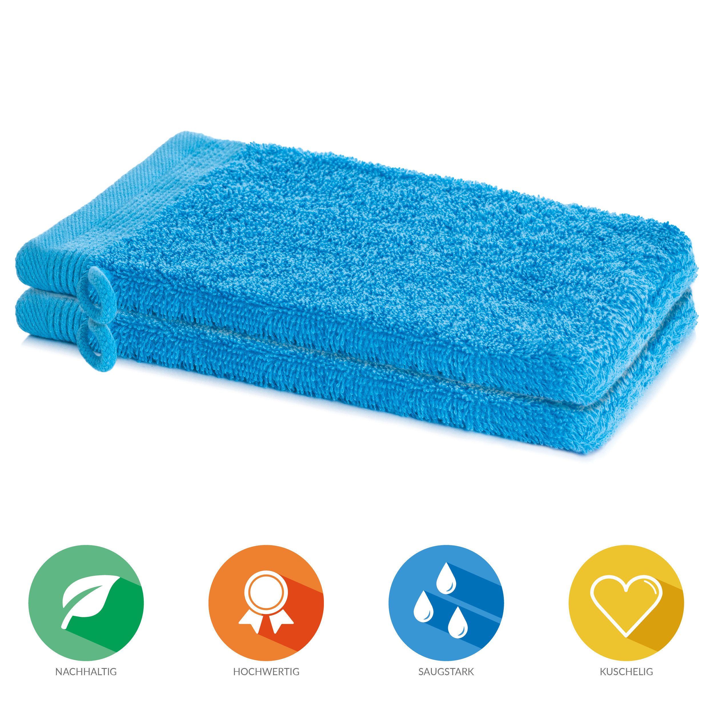 Lavea Waschhandschuh Bali Waschlappen 16x22 cm, Waschhandschuhe, kleine Han günstig online kaufen