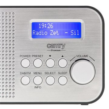 Camry CR 1179 Digitalradio (DAB) (tragbares Radio, DAB/DAB+ Funktion, FM-Radio-Funktion, LCD-Anzeige, Wecker)