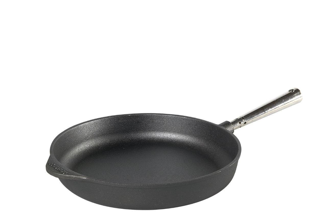 Skeppshult Schmorpfanne, Gusseisen (1-tlg), unbeschichtetes Gusseisen, Ø 28 cm, Induktion, backofenfest