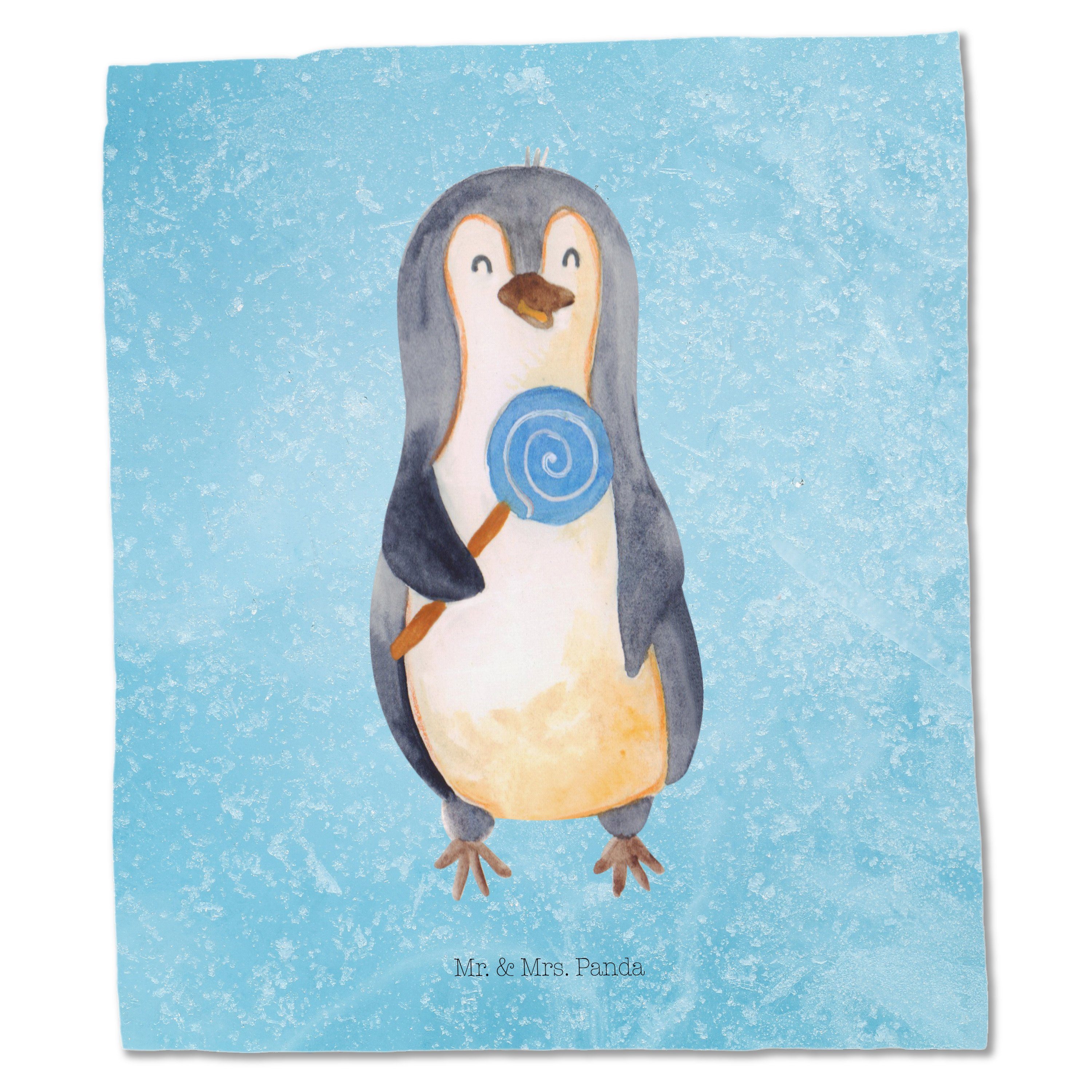 Einkaufstasche, - Mrs. Pinguin Eisblau Geschenk, Beutel, Mr. Panda Beuteltas (1-tlg) Lolli & - Tragetasche