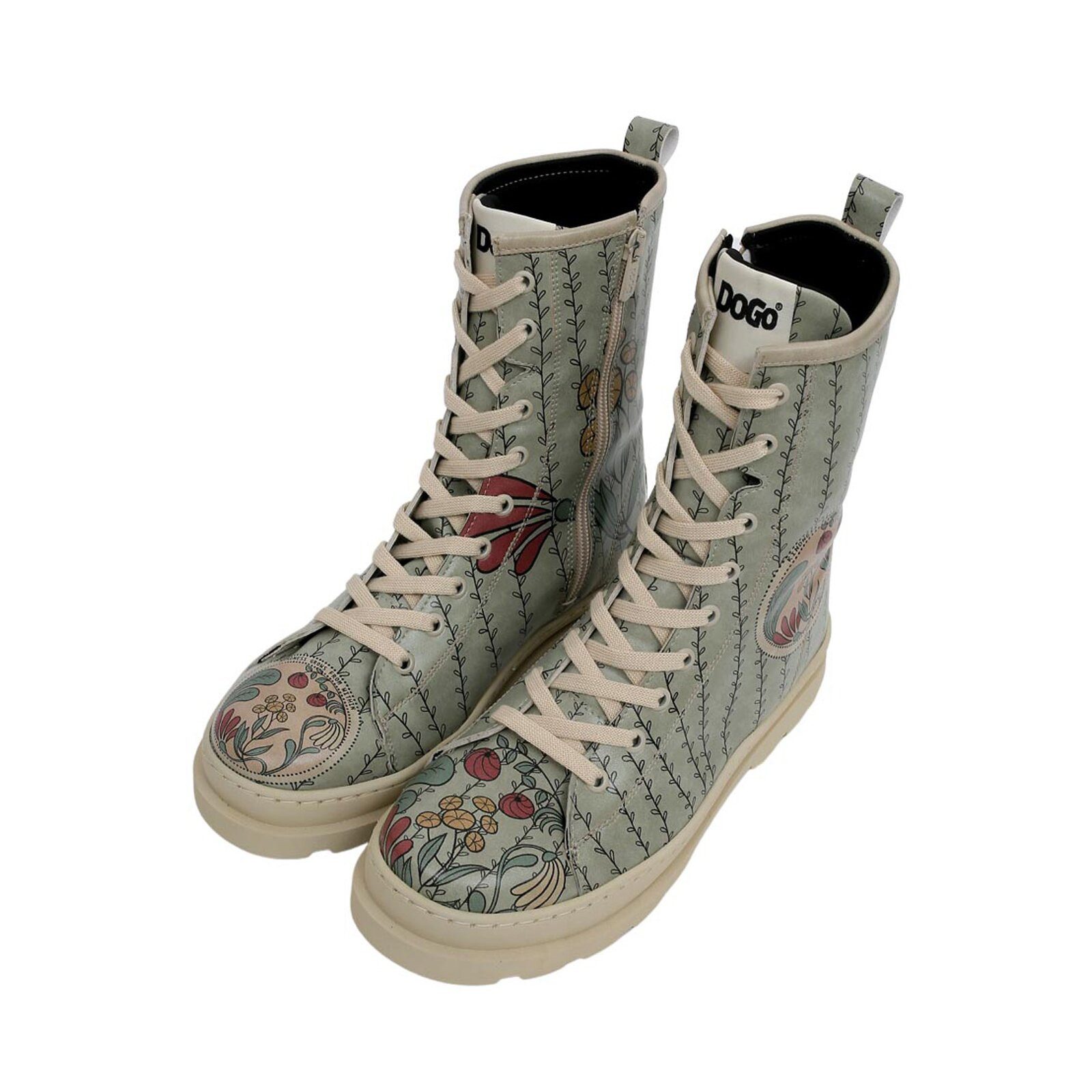 DOGO Gisele Schnürstiefel Boots Kindness Grows From Within Damen Stiefelette Handgefertigt