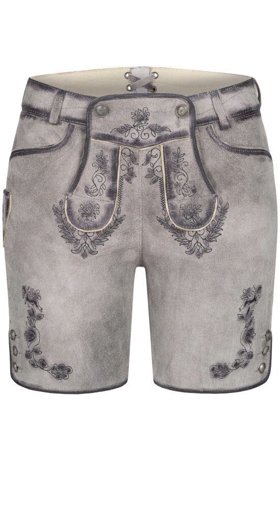 Nübler Trachtenlederhose Lederhose kurz Tiana M günstig online kaufen
