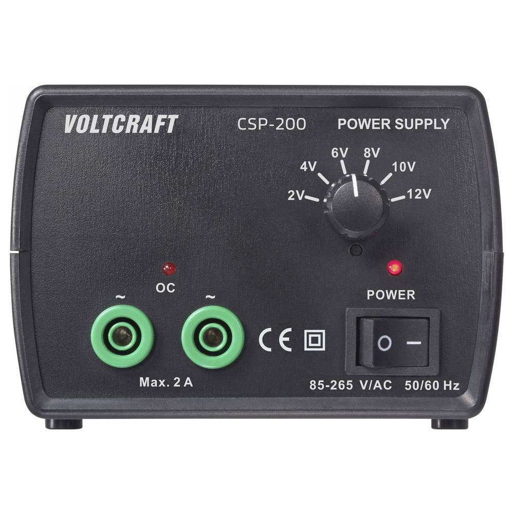 VOLTCRAFT CSP-200 Labornetzgerät, einstellbar Wechselspannung 2 V, 4 V, 6 V, 8 Labor-Netzteil