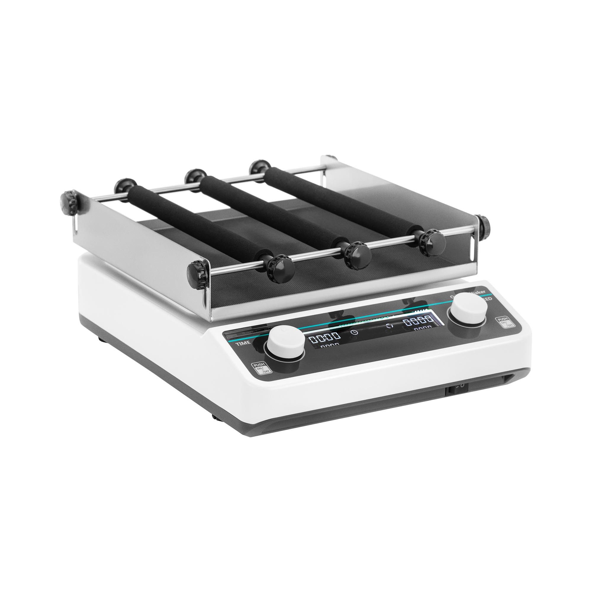 Steinberg Systems Rührquirl Rollenmischer Labormischer Taumelrollenmischer 40 - 200 U/min 3 Rollen, L: 36 cm