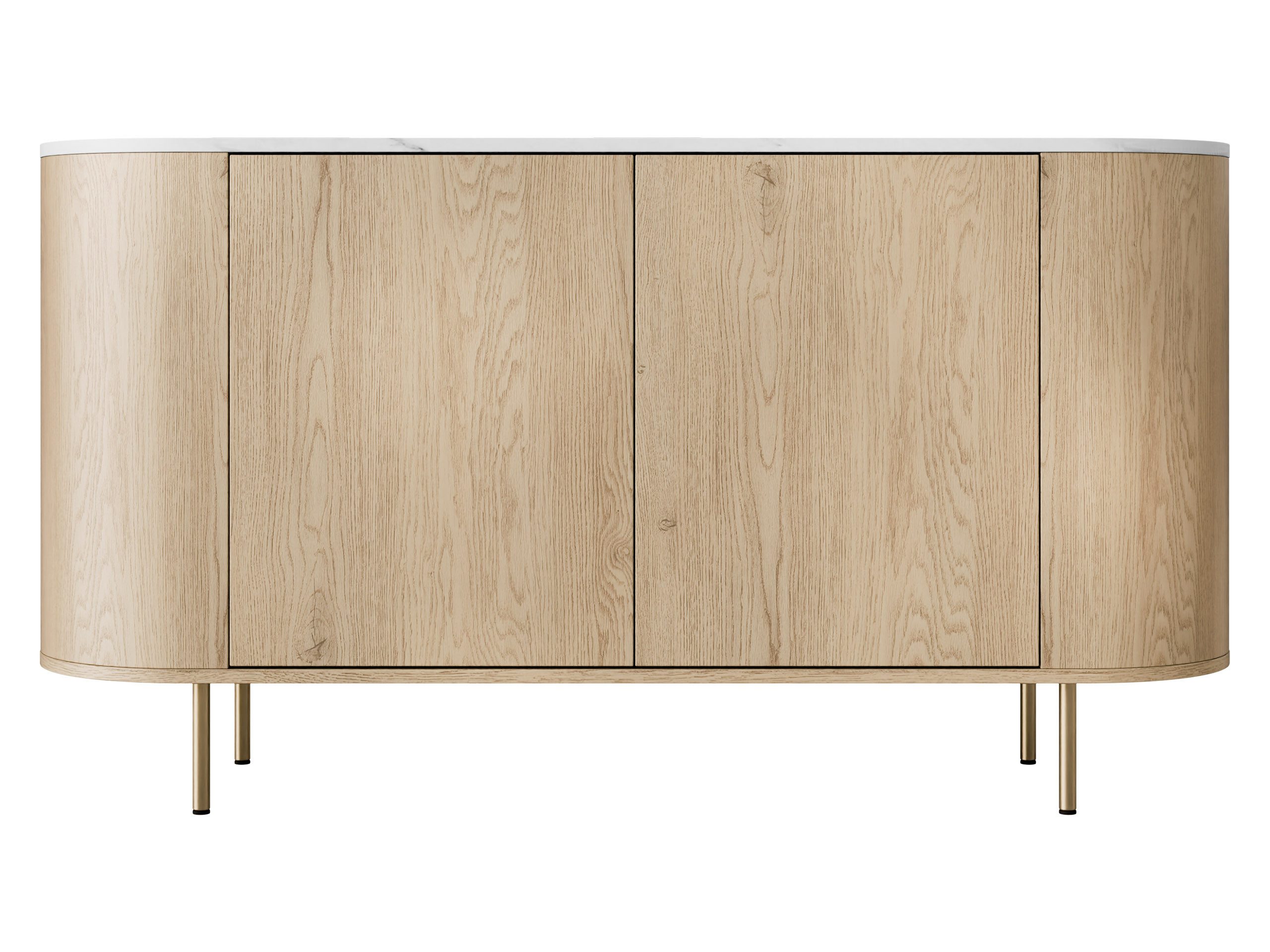 MIRJAN24 Kommode Lygrint 140 2D (mit zwei Drehtüren), 139x40x75 cm