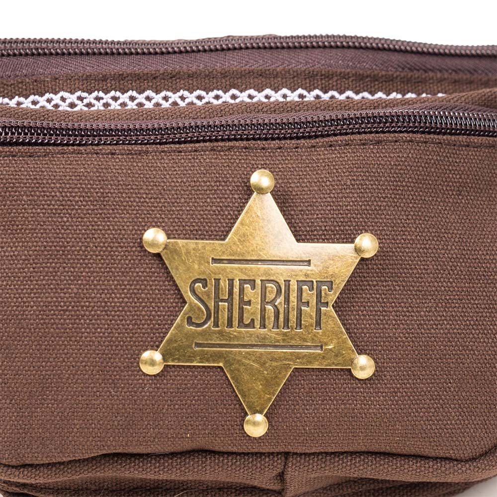 Goldschmidt Kostüme Bauchtasche Bauchtasche Cowboy braun – Bild 3 von 3