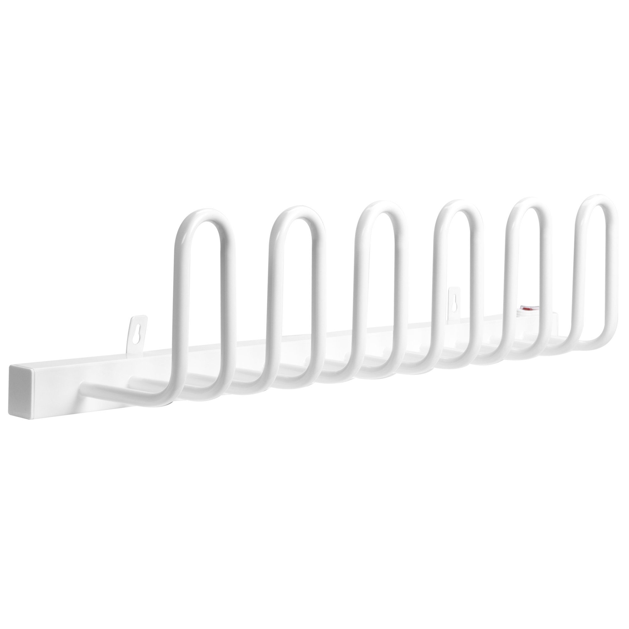 HOMCOM Schuhtrockner Temperatur bis 55° C, Stahl, 76 x 13 x 17cm, 60 W, Wandmontage