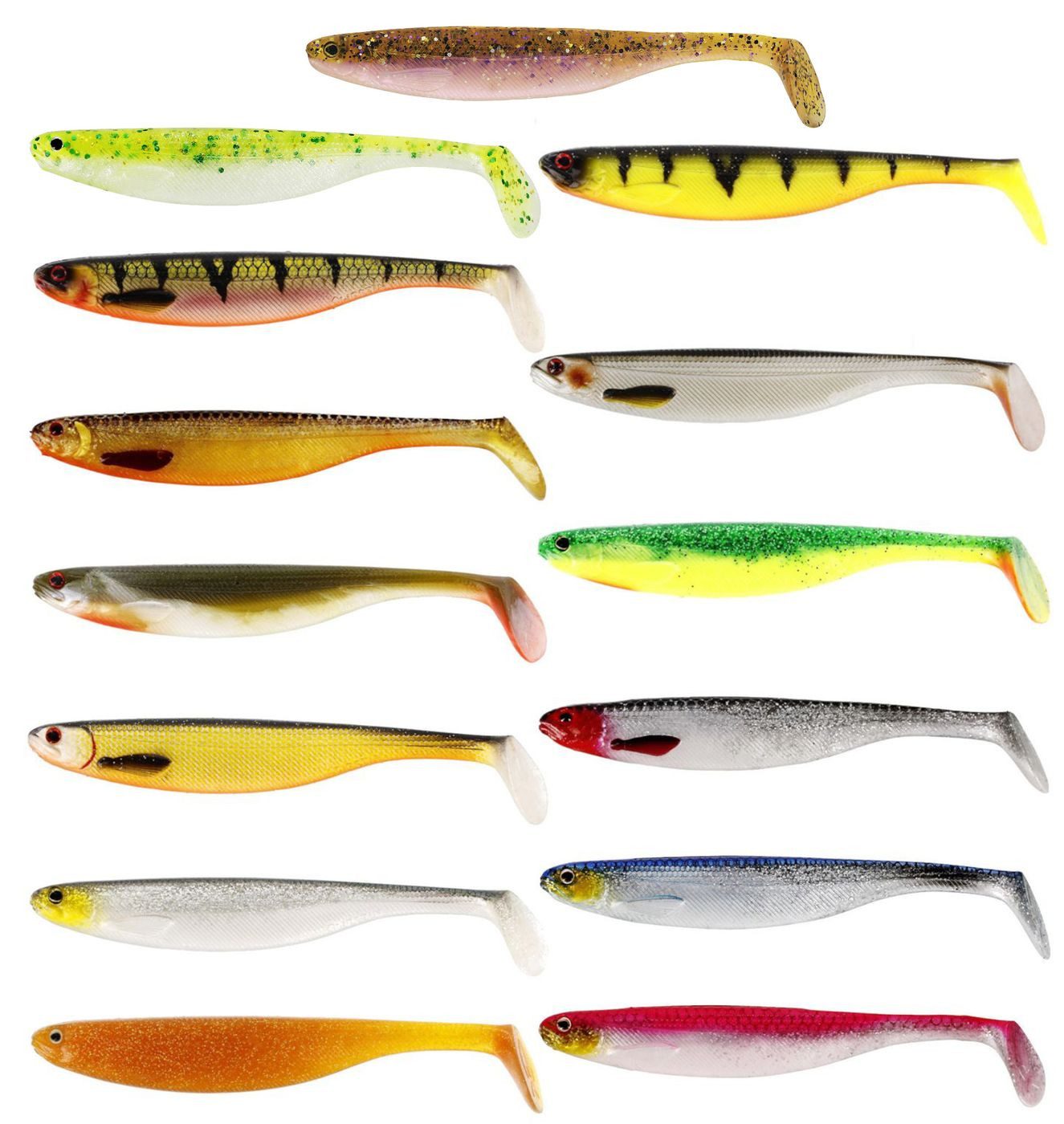 WESTIN Kunstköder Westin ShadTeez Slim 12cm 10g - 2 Gummifische