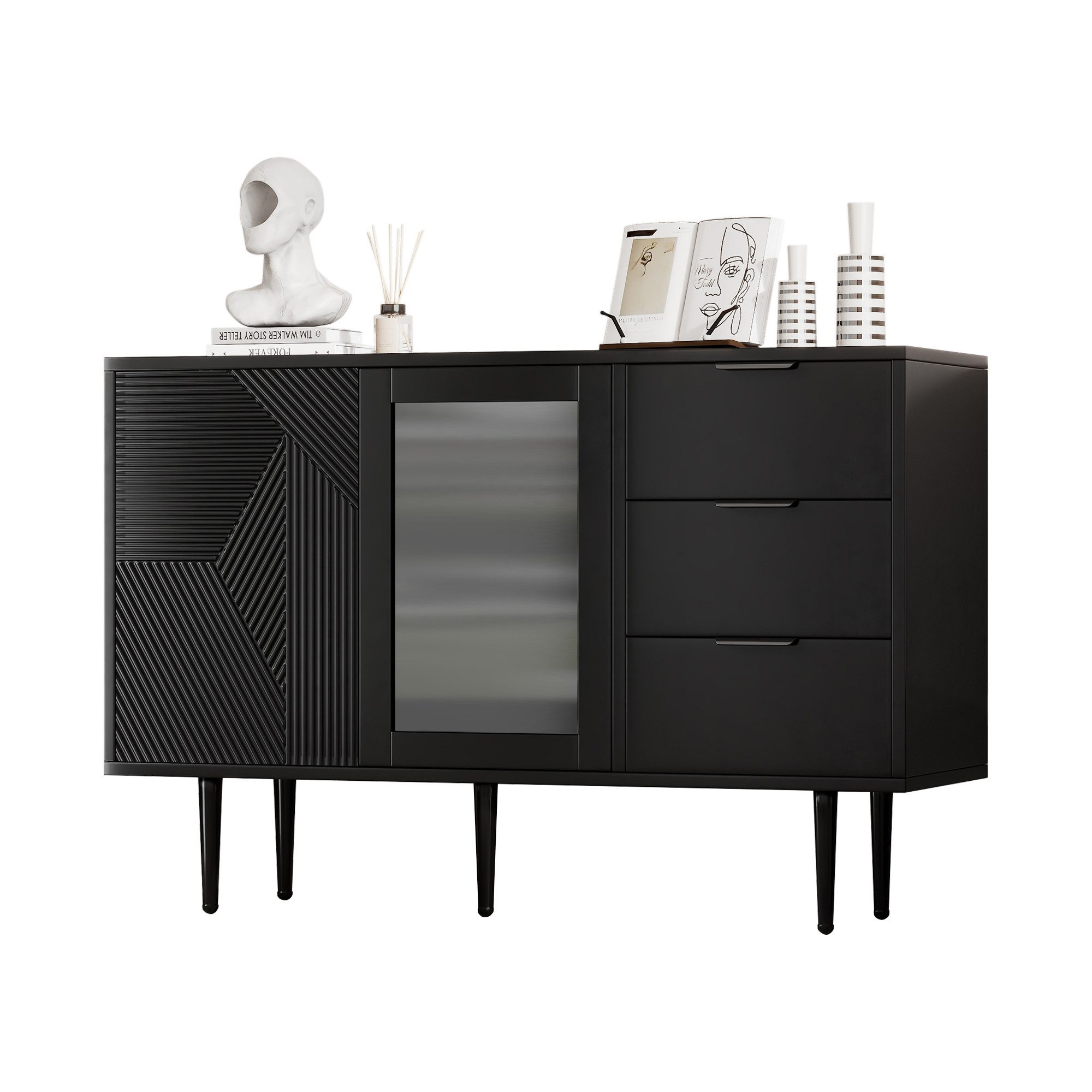 MODFU Sideboard Modernes Küchenschrank, Anrichte (Kommode günstig online kaufen