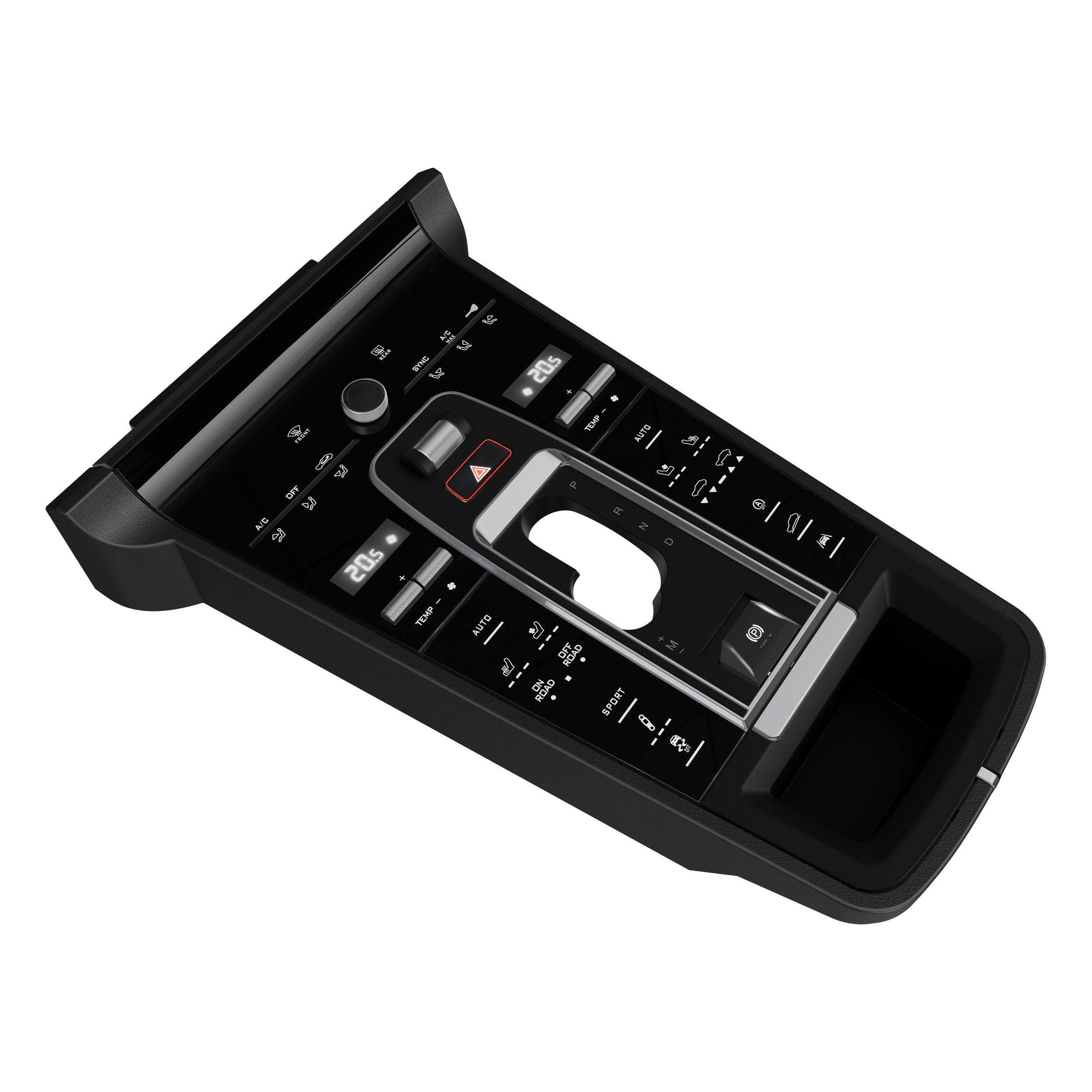 TAFFIO Für Porsche Cayenne 92A Mittelkonsole Bedieneinheit Klima Upgrade KFZ-Adapter