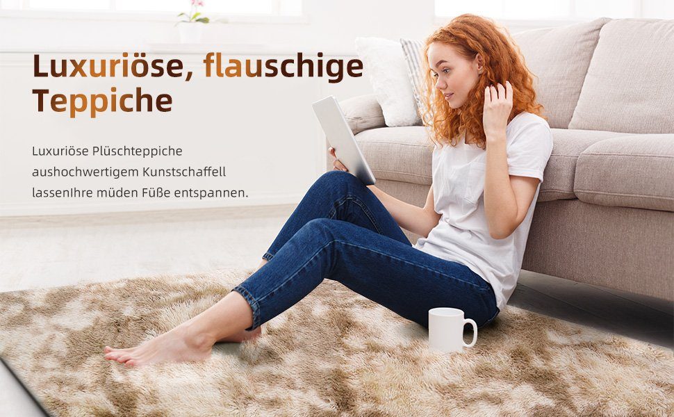 MULISOFT Hochflor-Teppich, rechteckig, Höhe: 30 mm, günstig online kaufen