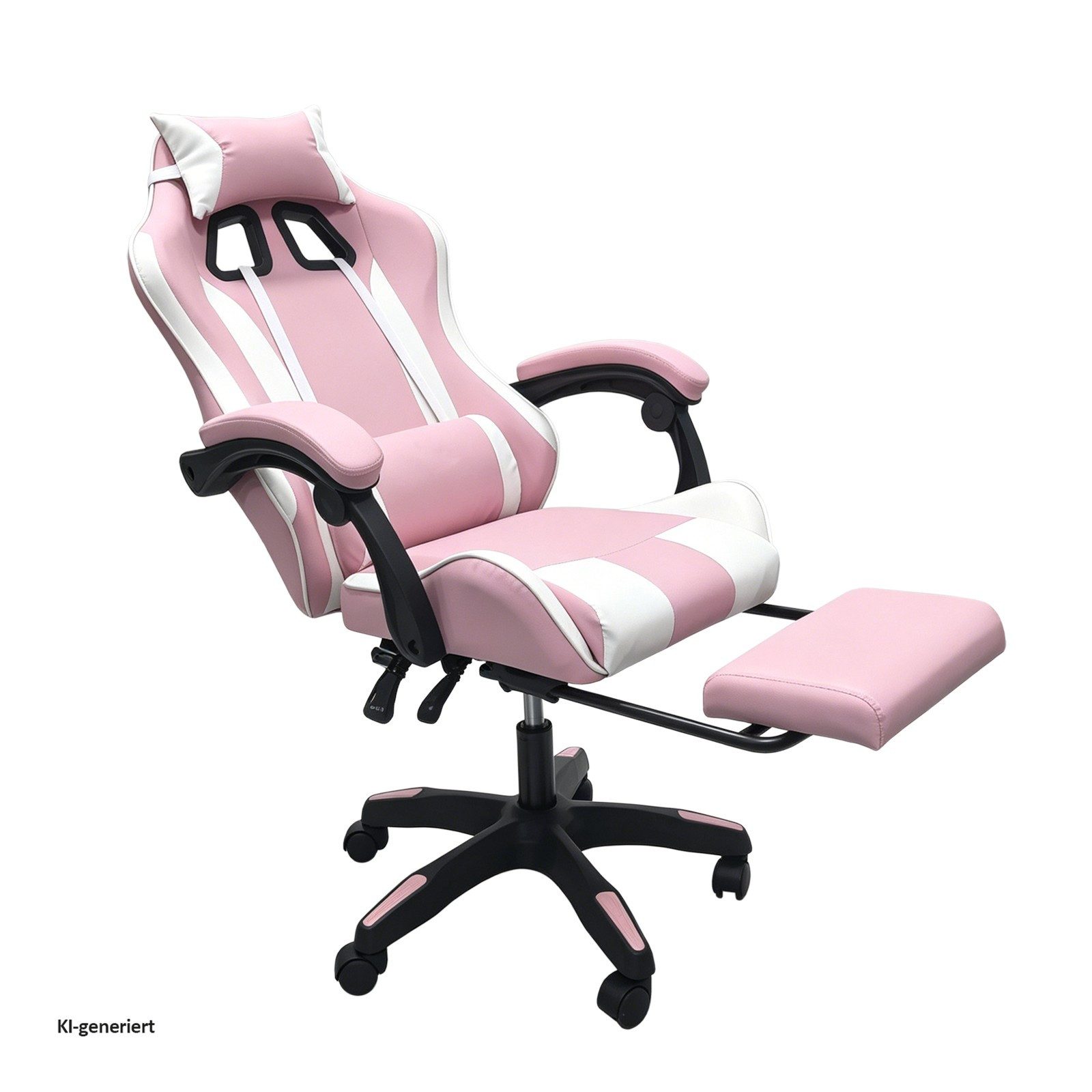 HTI-Living Drehstuhl Ergonomischer Gaming Stuhl mit Fußstütze (Stück, 1 St), Bürostuhl Drehstuhl Schreibtischstuhl – Bild 3 von 3